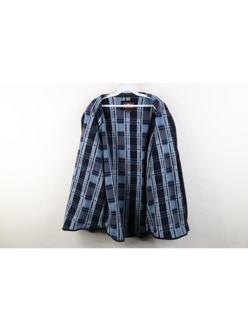 Vintage Y2K Levis Mens Large Fleece Lined Corduroy Button Shirt Jacket Jac Shirt - Picture 13 of 16